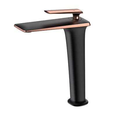 Lugano Bathroom Faucet - Black Gold Tall 10 inch by 7.6 inch (25x19cm)