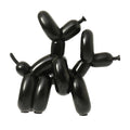 ArtZ® Balloon Dog Getting Busy Sculpture - Black & Black / 26x13x25CM