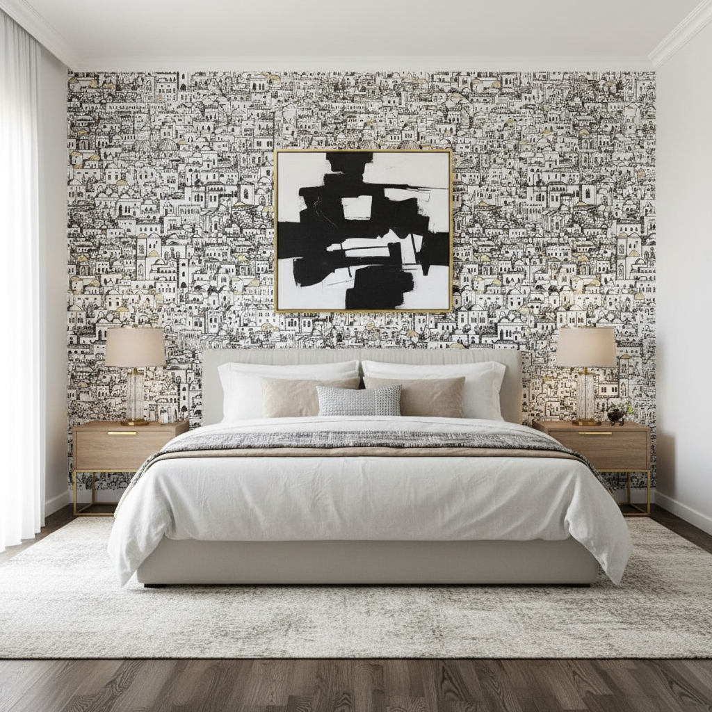Mediterranean Architecture Mural