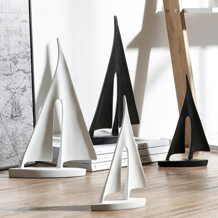 ArtZ® Nordic Abstract Sailboat Sculpture