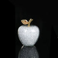 ArtZ® Handmade Crystal Apple Figurine - Clear / Small