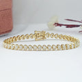 Heart Shape Lab Diamond Bracelet