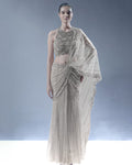 Ocean Gleam Sari By KYNAH, Luxury Indian Fashion & Bridal Wear