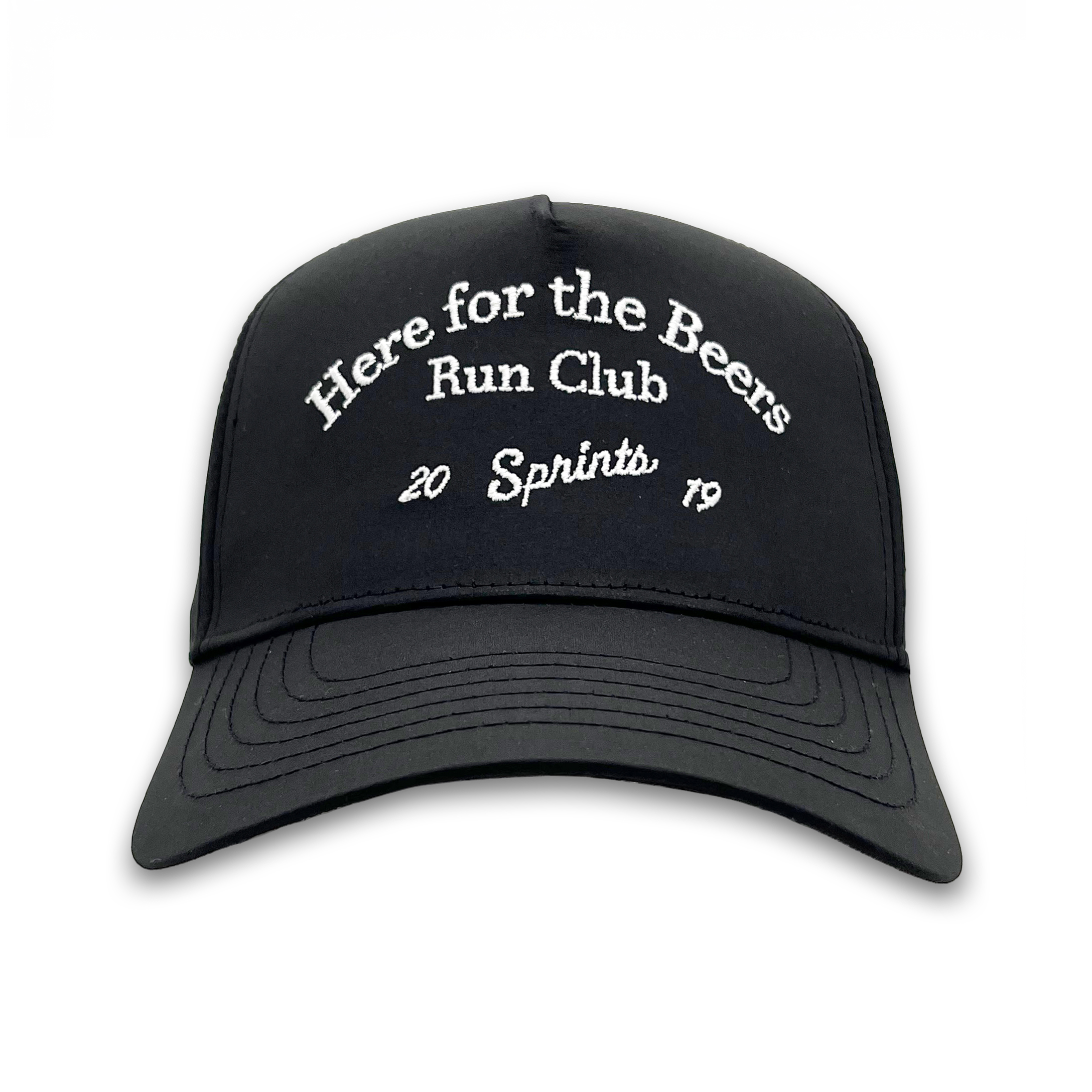 Sprints Here for the Beers Run Club Structured VP Hat (Unisex)