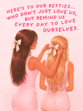 @dontvisitibiza — Here's to our besties... who don't just love us, but remind us every day to love ourselves.