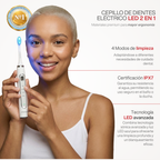 Cepillo de Dientes Eléctrico LED 2 en 1