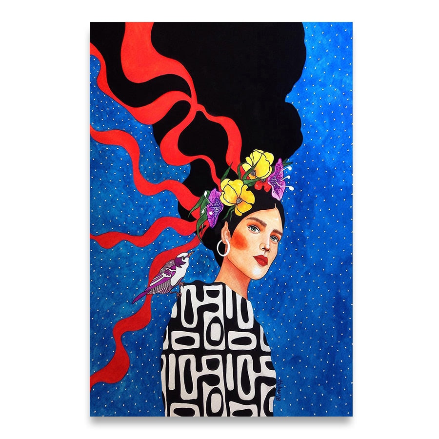 ArtZ® Nordic Abstract Woman Paintings