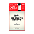 Highway's Bounty Wine Label By Prank-O (As Seen on Shark Tank)