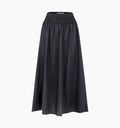 The Delphine Nap Skirt / Black Cotton  By Hill House Home