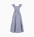 The Ellie Maxi Nap Dress / Navy Stripe   By Hill House Home