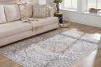 Hiti Cream Flat Pile Washable Rug
