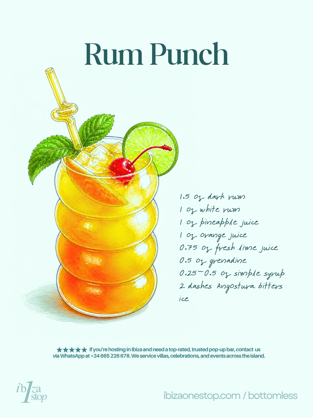 How to make a Rum Punch 🍹