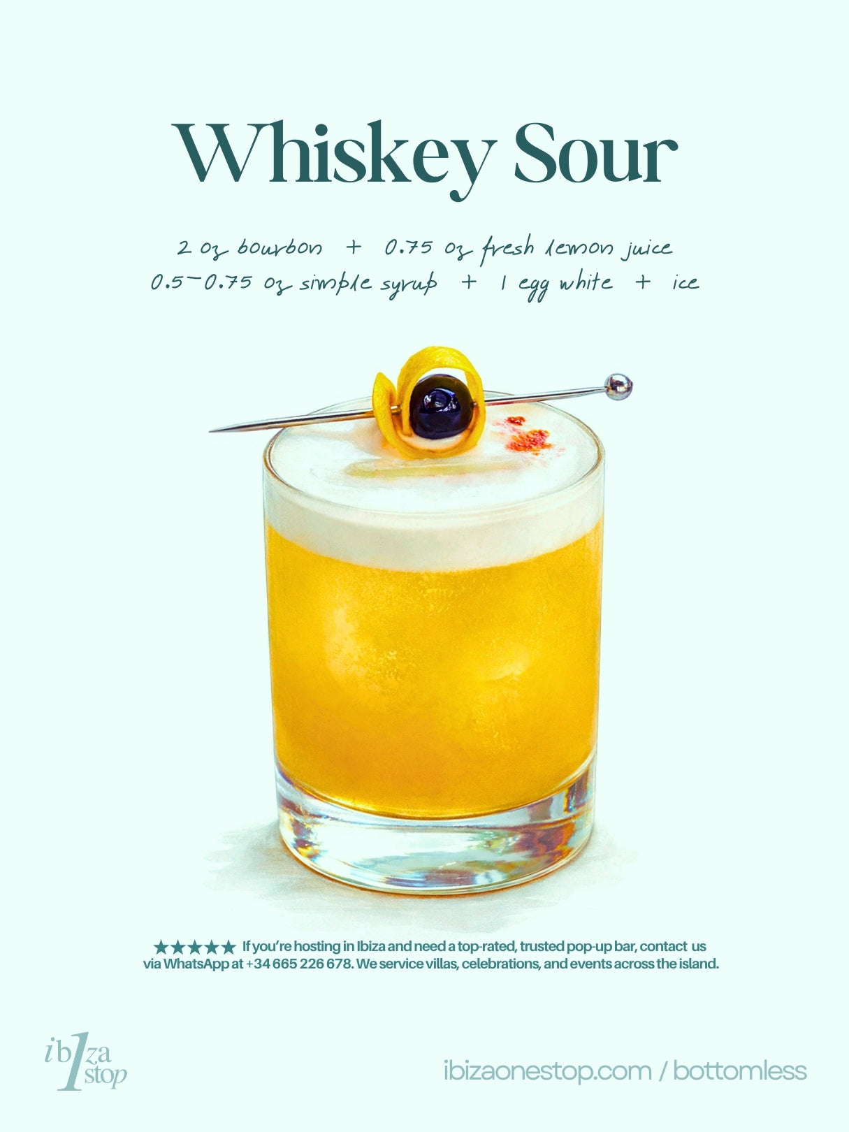 How to make a Whiskey Sour 🥃