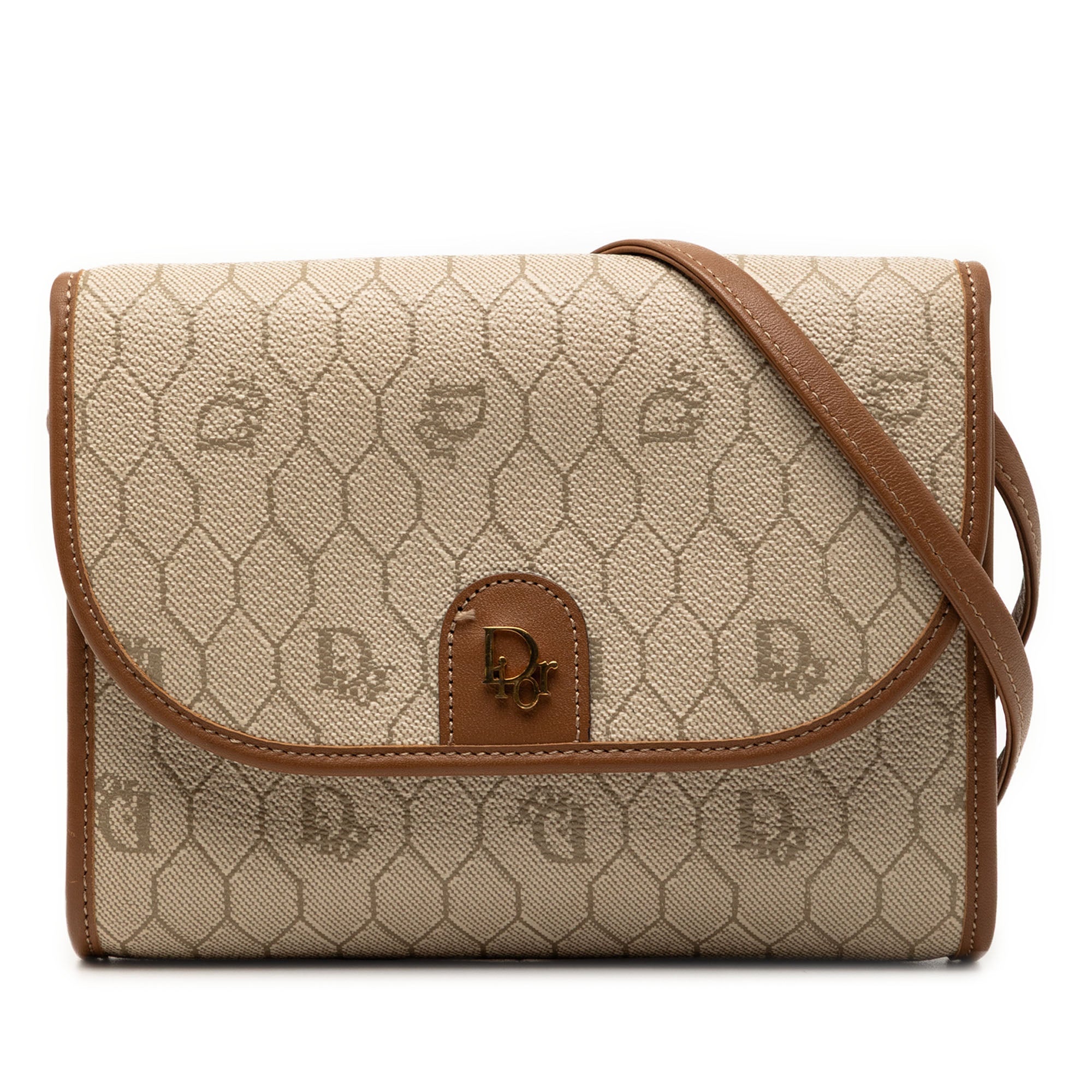 Honeycomb Coated Canvas Crossbody