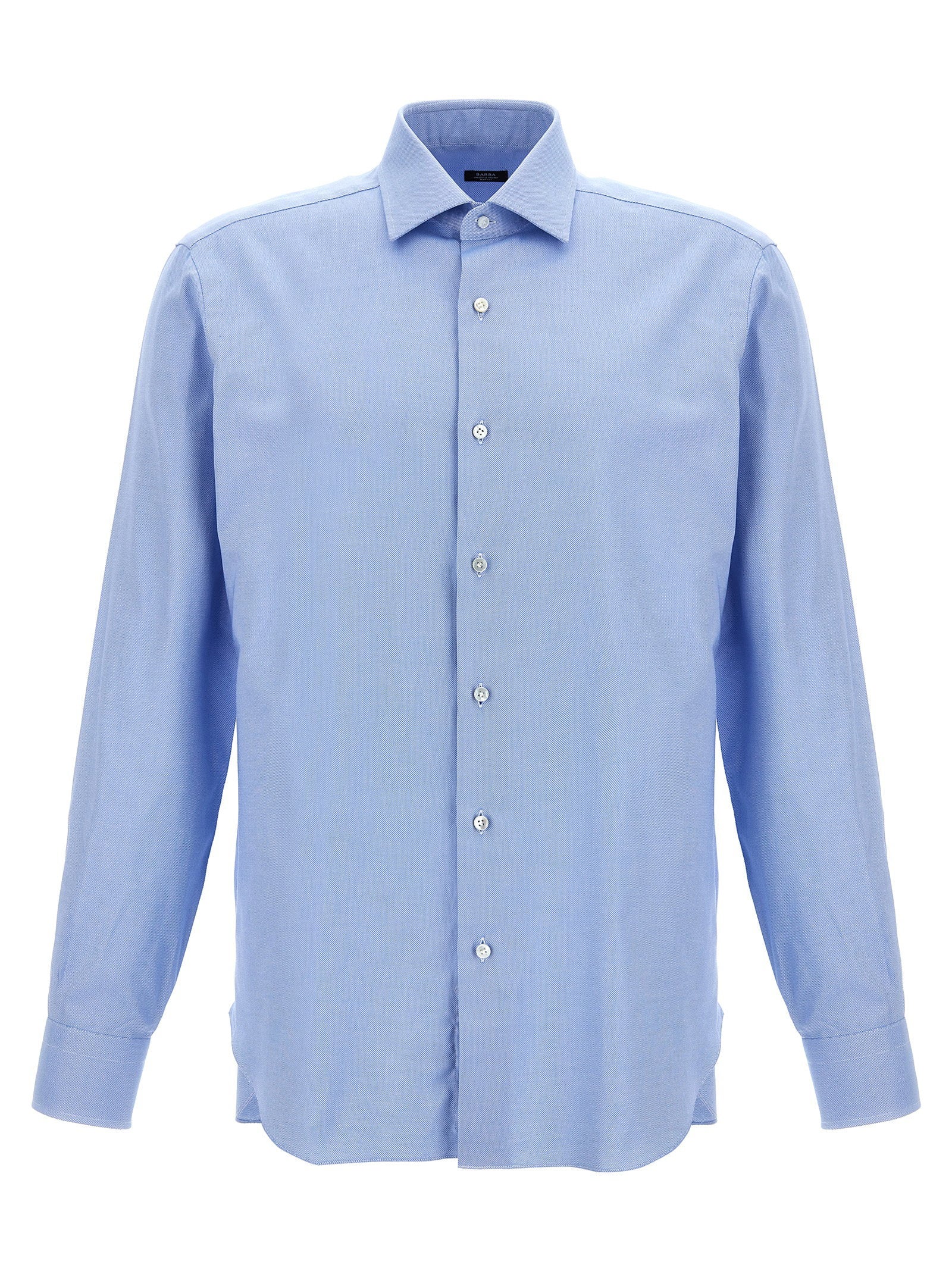 Barba Cotton Shirt — Light Blue