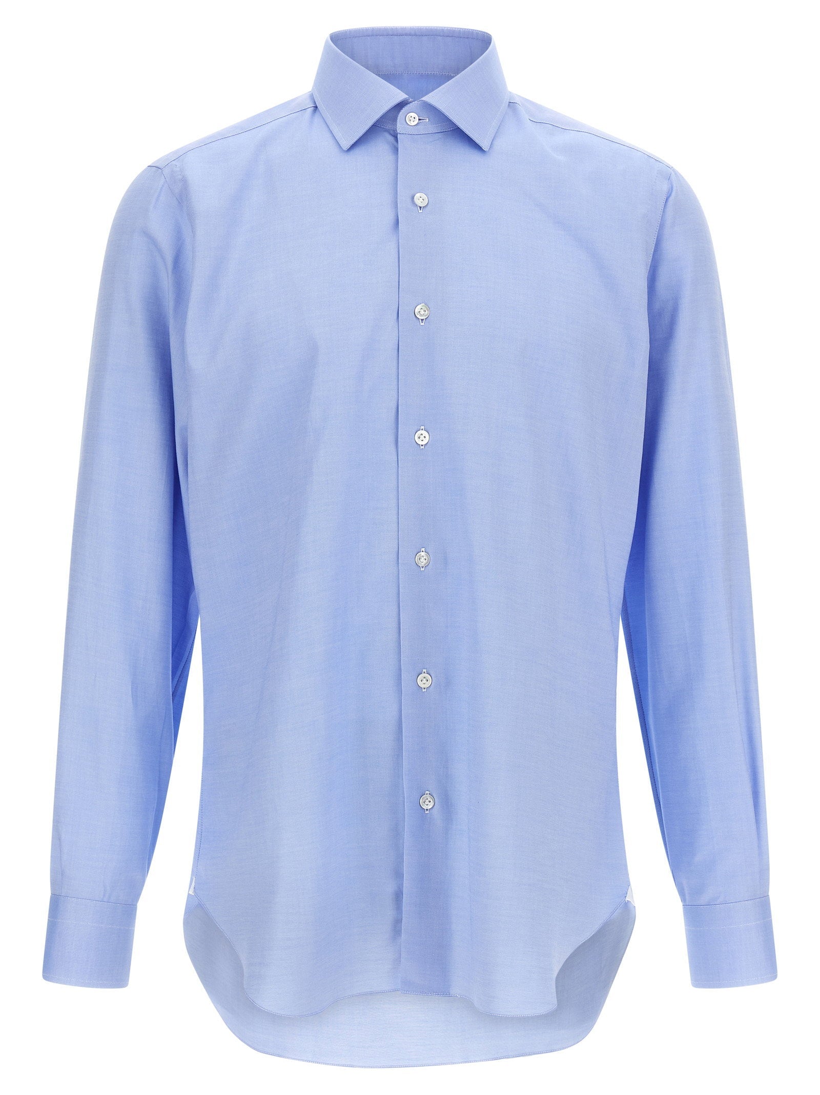 Barba Oxford Cotton Shirt — Blue