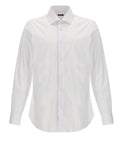 Barba Stretch Cotton Poplin Shirt — White