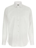 Barba Hand-Stitched Cotton Shirt — White