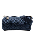 CC Quilted Nylon Crystal Barrel Crossbody