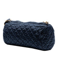 CC Quilted Nylon Crystal Barrel Crossbody