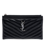 Grain De Poudre Chevron Monogram Bill Pouch