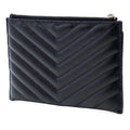 Grain De Poudre Chevron Monogram Bill Pouch