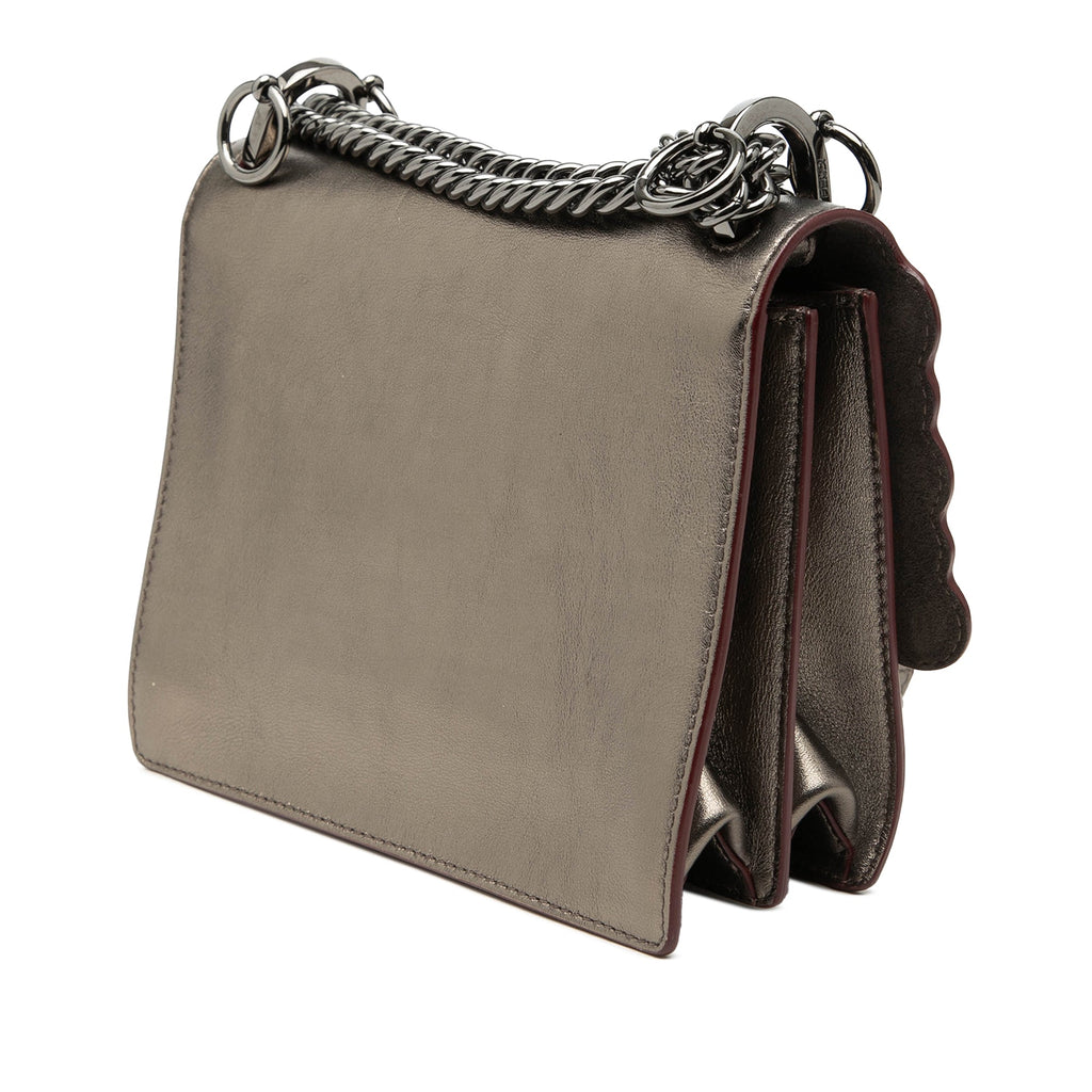 Mini Scalloped Metallic Studded Leather Kan I Crossbody