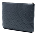 Medium CC Quilted Caviar O Case Clutch