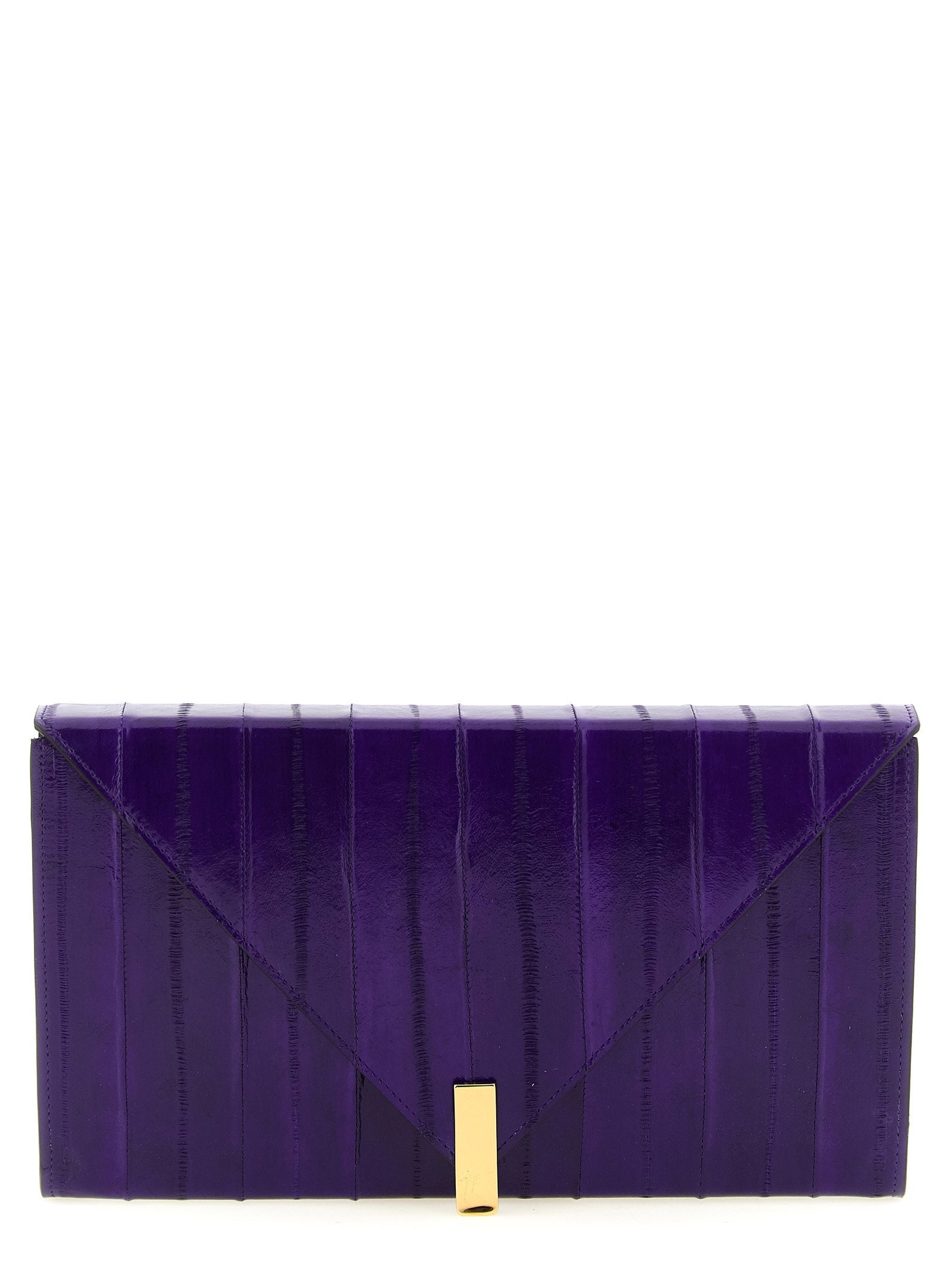 Giuseppe Zanotti Tuxedo Clutch — Purple