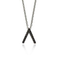 ID Initial Black Diamond Necklace By ALINKA Fine Jewellery