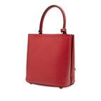 Small Embellished Saffiano Cuir Panier Satchel
