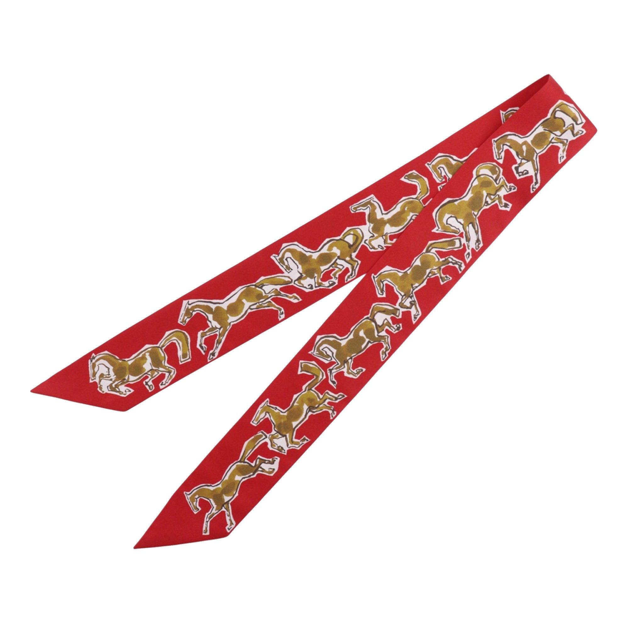 Chevaux en Liberte Silk Twilly Scarf