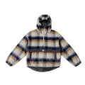 In Full Color Technicolor Static Polar Fleece Anorak Hoodie