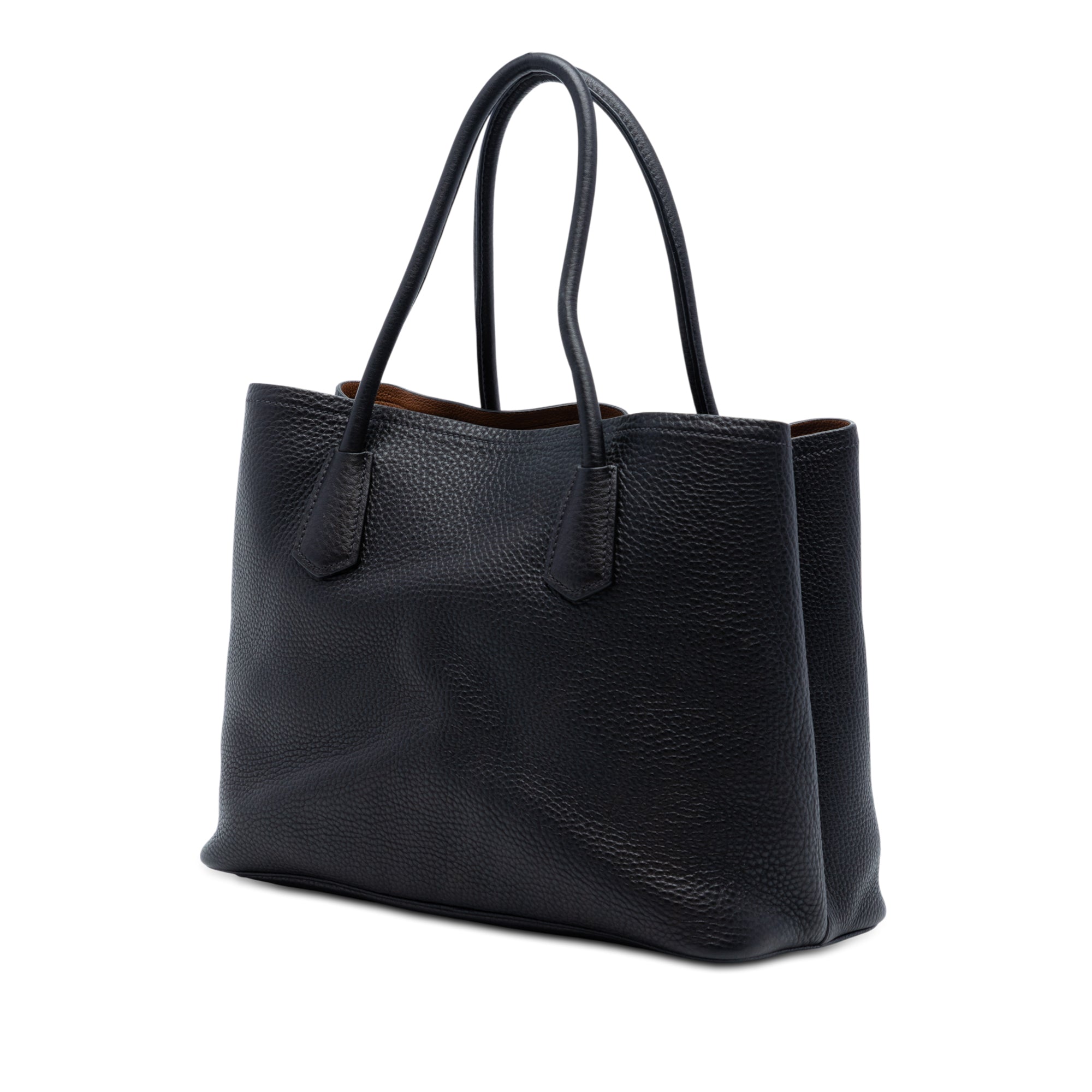 Medium Vitello Daino Cuir Double Handle Satchel
