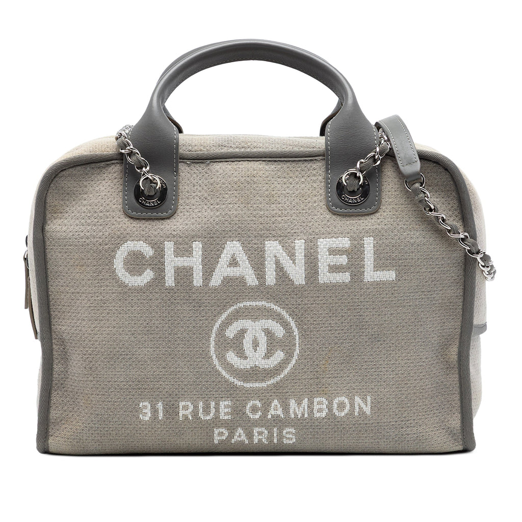 Large Canvas Deauville Bowling Bag