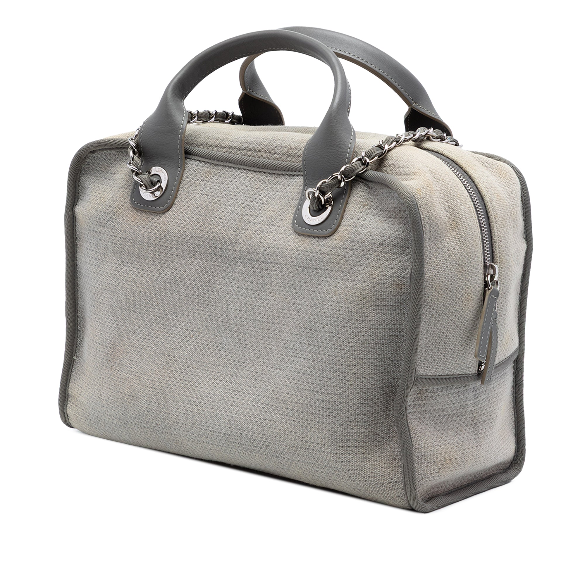 Large Canvas Deauville Bowling Bag