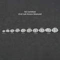 Oval Cut Lab Grown Certified Diamond
