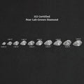 Certified Pear Cut Lab Grown Diamond