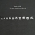 Certified Marquise Cut Lab Grown Diamond