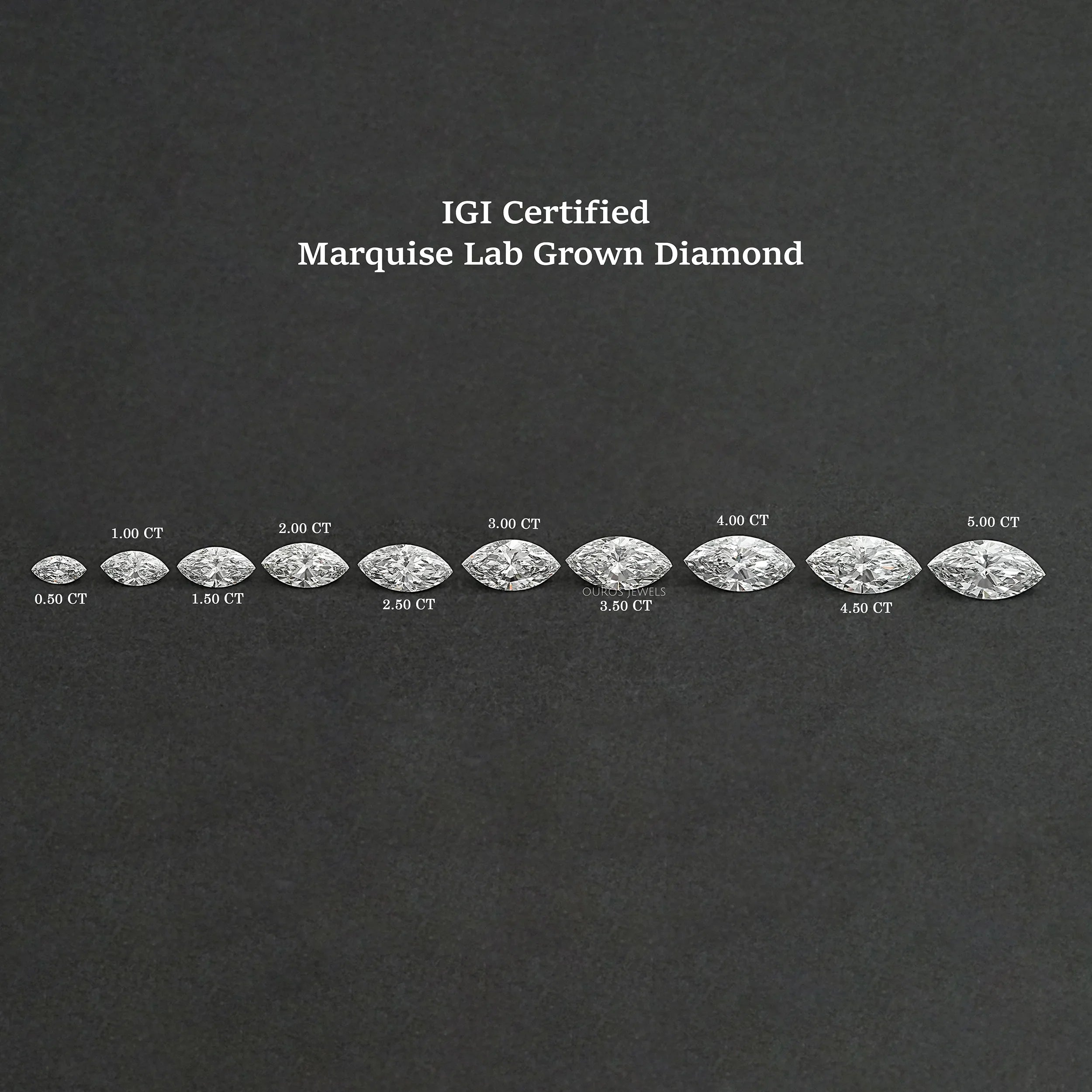 Certified Marquise Cut Lab Grown Diamond