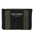 Canvas Beach Zip Clutch