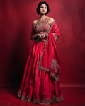 Fuscia Pink Silk Lehenga Set By KYNAH, Luxury Indian Fashion & Bridal Wear