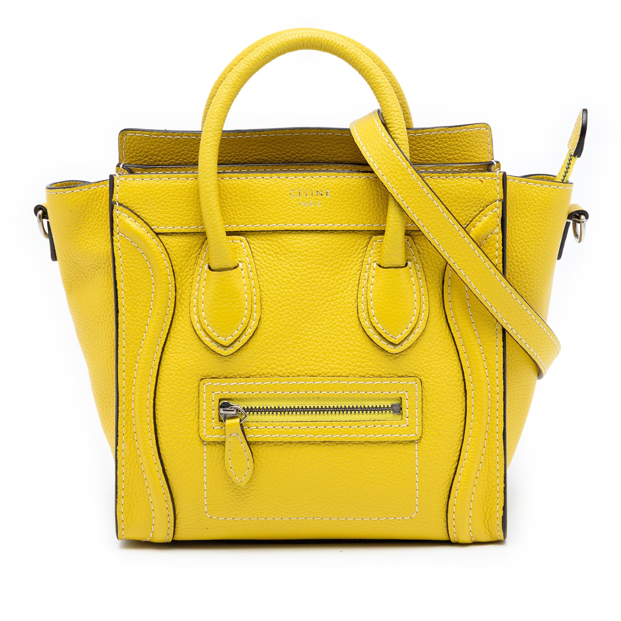 Nano Grained Calfskin Luggage Tote