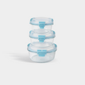 GENICOOK High Top Lid Round Containers