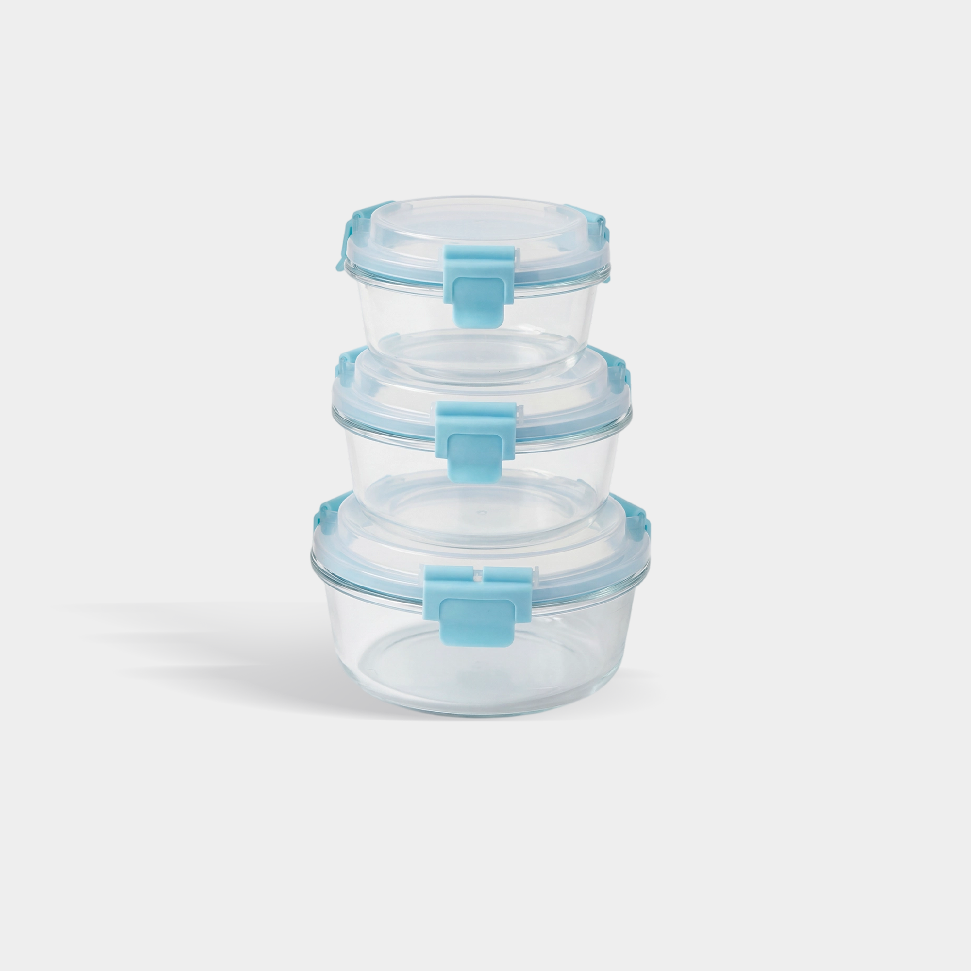 GENICOOK High Top Lid Round Containers