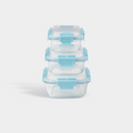 GENICOOK High Top Lid Square Containers