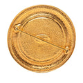 Gold Plated 31 Rue Cambon Medallion Brooch