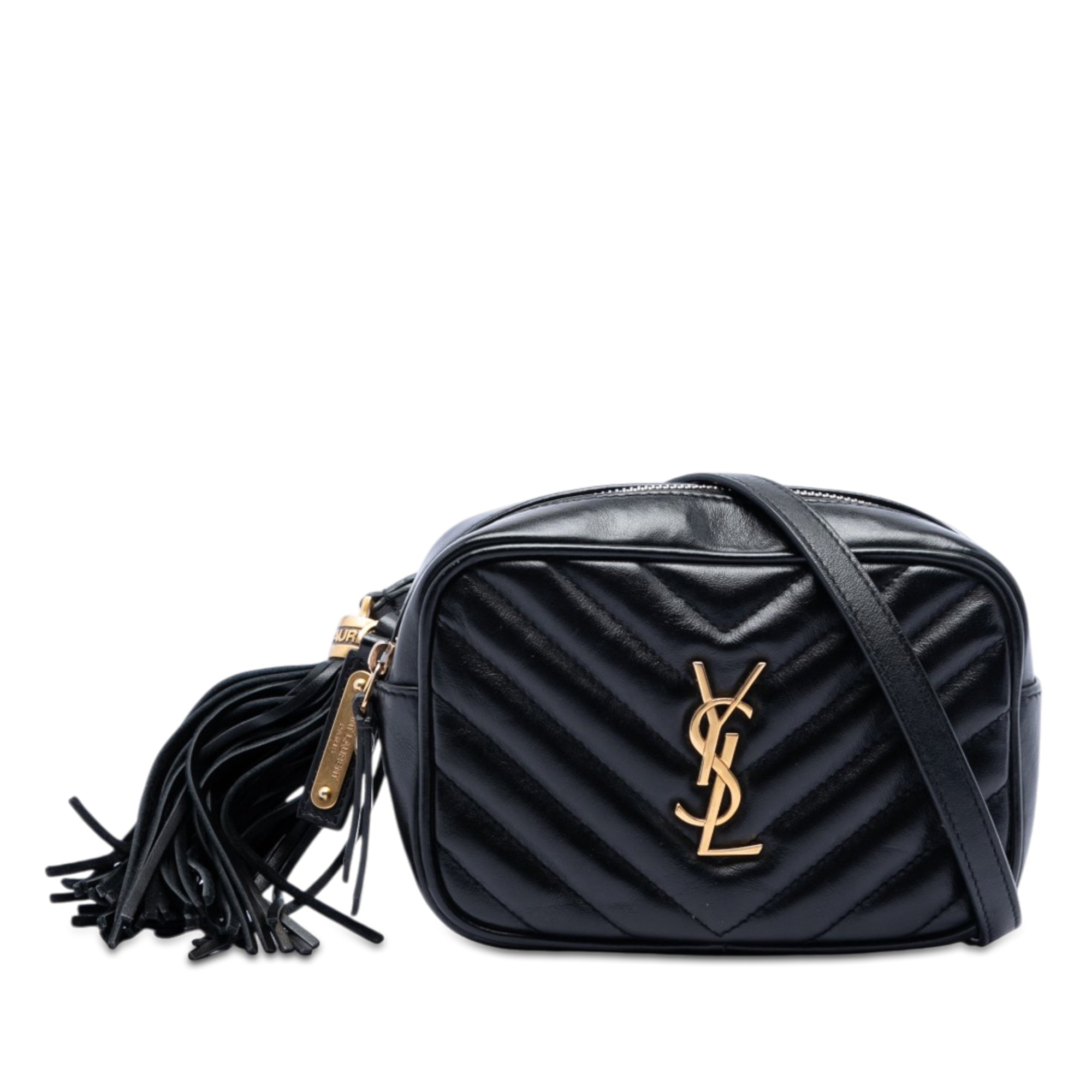Mini Matelasse Calfskin Monogram Lou Tassel Camera Bag