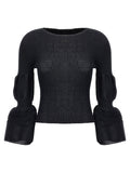 Issey Miyake Assemblage Branch Blouse — Black