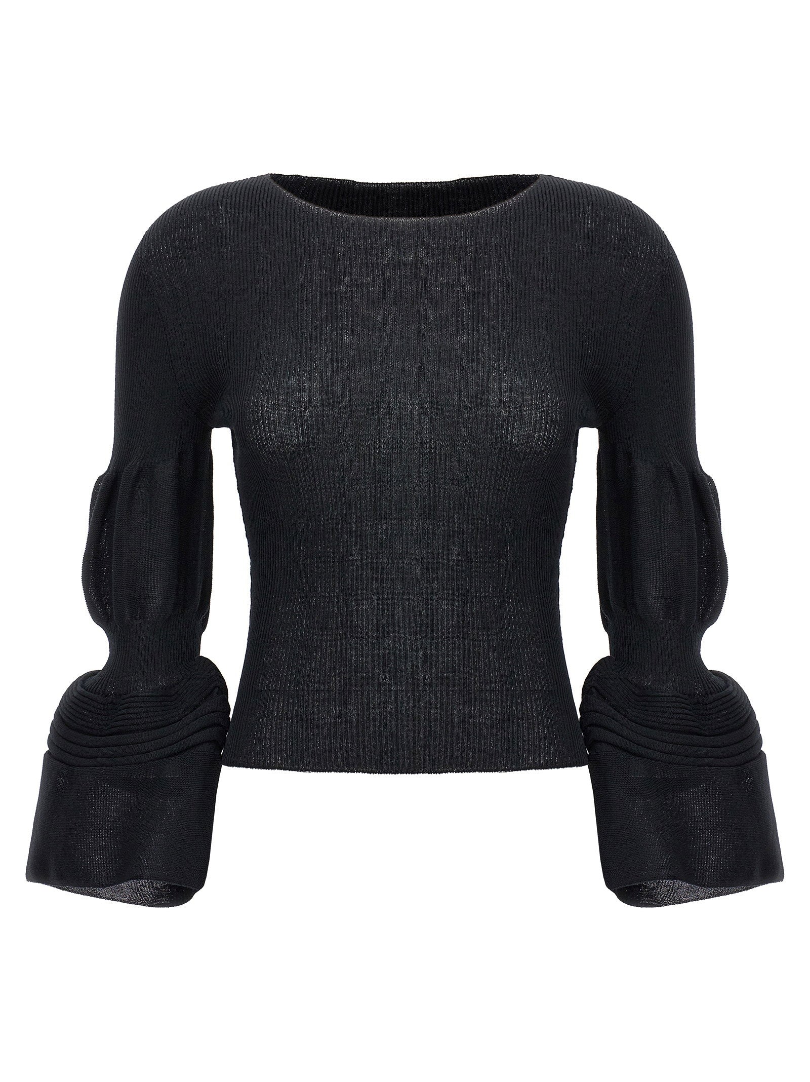 Issey Miyake Assemblage Branch Blouse — Black